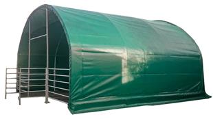99014 Livestock Shelter 20x20x12 PVC 610GSM 4 Arches